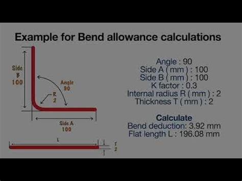 sheet metal setback|copper sheet bending allowance chart.